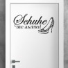 Wandaufkleber Wandtattoo Schuhe Shoe´s Pumps Stiefel Chucks High Heel´s Turnschuhe Sandalen Over-Knee´s Schnürrschuhe Stieflette