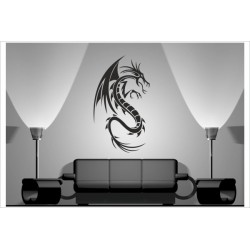 Wohnzimmer Asiatischer Drache Asia Dragon Aufkleber Dekor Wandtattoo Wandaufkleber