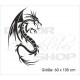 Wohnzimmer Asiatischer Drache Asia Dragon Aufkleber Dekor Wandtattoo Wandaufkleber