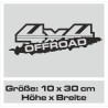 Aufkleber Auto Offroad 4x4 Safari Gelände Allrad Landschaft Hirsch Bär Off Road Safari Berge Krokodil extreme Pick Up