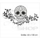 Wohnzimmer Mexican Sugar Skull Totenkopf Tattoo Aufkleber Dekor Wandtattoo Wandaufkleber