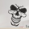 Wandaufkleber Wandtattoo Totenkopf Skull Schädel Bones Farbklecks Farbe Krone König DJ Sound Punisher Rabe Krähe Tod Death Fun