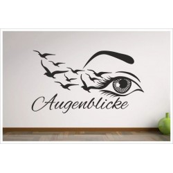 Wohnzimmer Augenblicke Möven Auge Eye Tattoo Aufkleber Dekor Wandtattoo Wandaufkleber