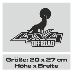 Aufkleber Auto Offroad 4x4 Safari Gelände Allrad Landschaft Hirsch Bär Off Road Safari Berge Krokodil extreme Pick Up