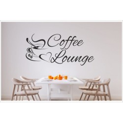 Küche Esszimmer Kaffee Tasse Coffee Lounge Aufkleber Dekor Wandtattoo Wandaufkleber