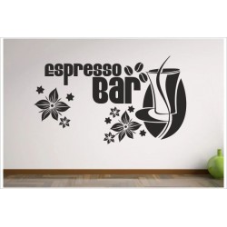 Küche Esszimmer Espresso Bar Kaffee Tattoo Tasse Aufkleber Dekor Wandtattoo Wandaufkleber