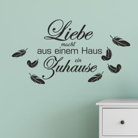 Wandaufkleber Wandtattoo Aufkleber Wand Herzlich Willkommen Schriftzug Tattoo Sprachen Herz Dekor Welcome Zuhause Home Sweet