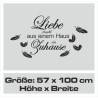 Wandaufkleber Wandtattoo Aufkleber Wand Herzlich Willkommen Schriftzug Tattoo Sprachen Herz Dekor Welcome Zuhause Home Sweet
