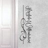 Wandaufkleber Wandtattoo Aufkleber Wand Herzlich Willkommen Schriftzug Tattoo Sprachen Herz Dekor Welcome Zuhause Home Sweet