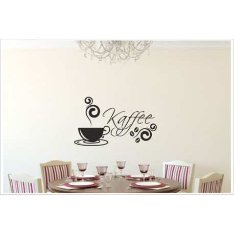 Kaffee Küche Esszimmer Coffee Lounge Tasse Dekor Aufkleber Dekor Wandtattoo Wandaufkleber