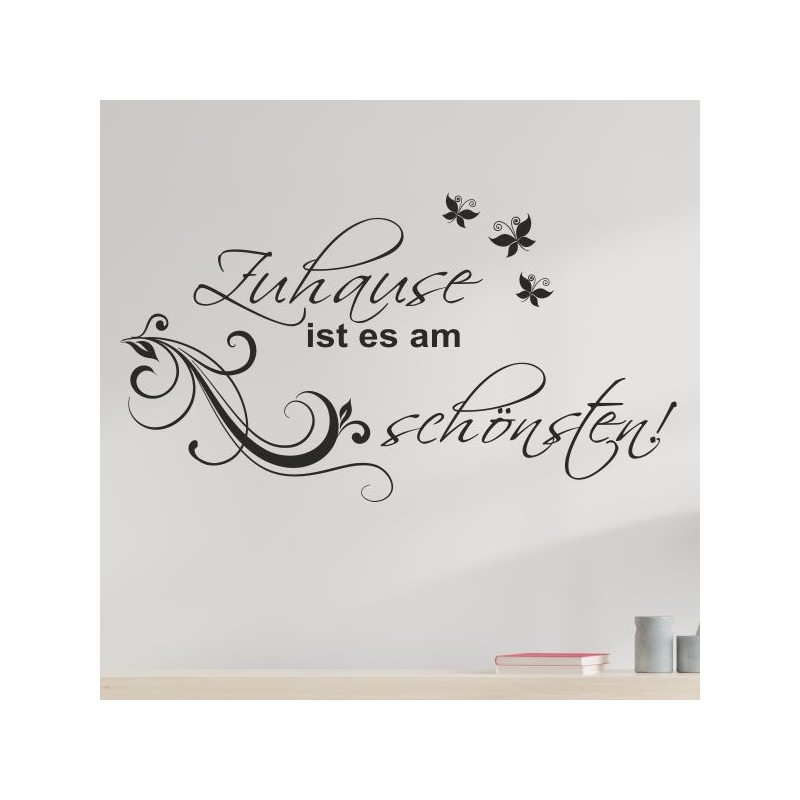 Wandaufkleber Wandtattoo Aufkleber Wand Herzlich Willkommen Schriftzug Tattoo Sprachen Herz Dekor Welcome Zuhause Home Sweet
