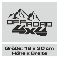 Aufkleber Auto Offroad 4x4 Safari Gelände Allrad Landschaft Hirsch Bär Off Road Safari Berge Krokodil extreme Pick Up