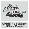 Aufkleber Auto Offroad 4x4 Safari Gelände Allrad Landschaft Hirsch Bär Off Road Safari Berge Krokodil extreme Pick Up