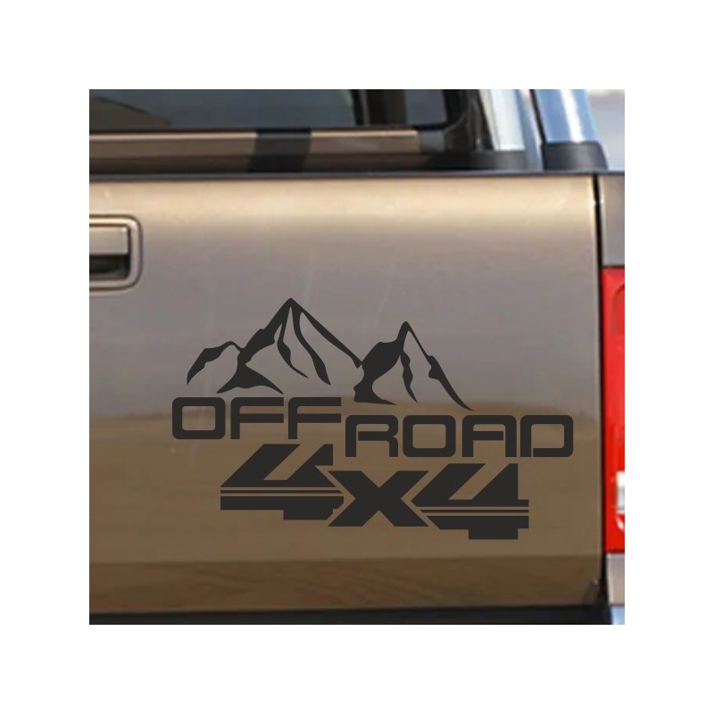 Aufkleber Auto Offroad 4x4 Safari Gelände Allrad Landschaft Hirsch Bär Off Road Safari Berge Krokodil extreme Pick Up