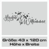 Wandaufkleber Wandtattoo Aufkleber Wand Herzlich Willkommen Schriftzug Tattoo Sprachen Herz Dekor Welcome Zuhause Home Sweet