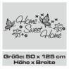 Wandaufkleber Wandtattoo Aufkleber Wand Herzlich Willkommen Schriftzug Tattoo Sprachen Herz Dekor Welcome Zuhause Home Sweet