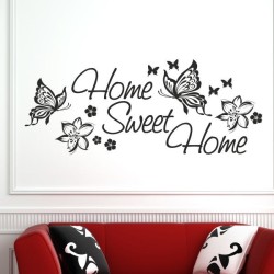 Wandaufkleber Wandtattoo Aufkleber Wand Herzlich Willkommen Schriftzug Tattoo Sprachen Herz Dekor Welcome Zuhause Home Sweet
