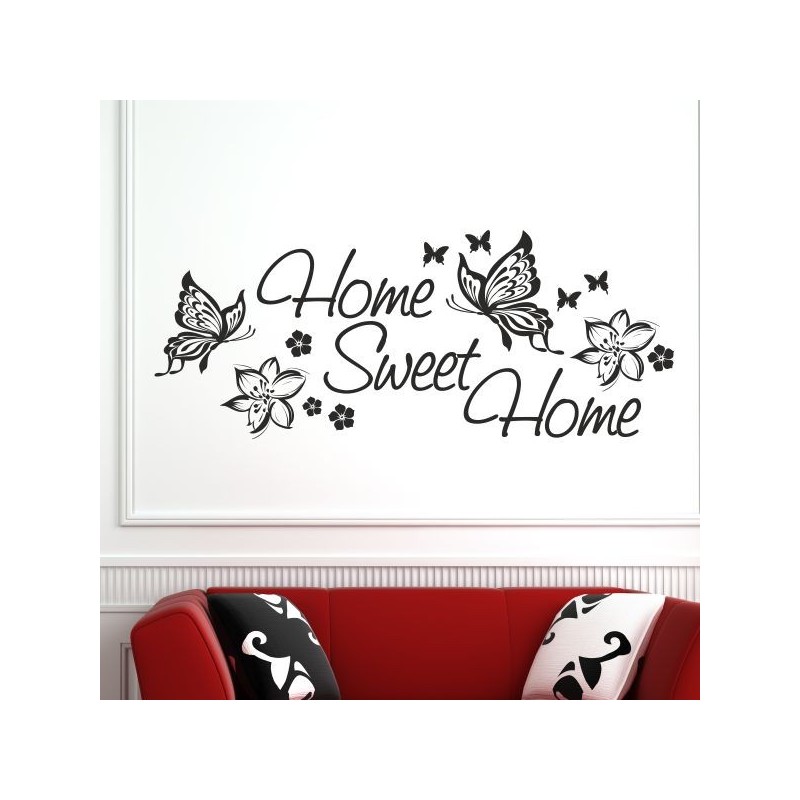 Wandaufkleber Wandtattoo Aufkleber Wand Herzlich Willkommen Schriftzug Tattoo Sprachen Herz Dekor Welcome Zuhause Home Sweet