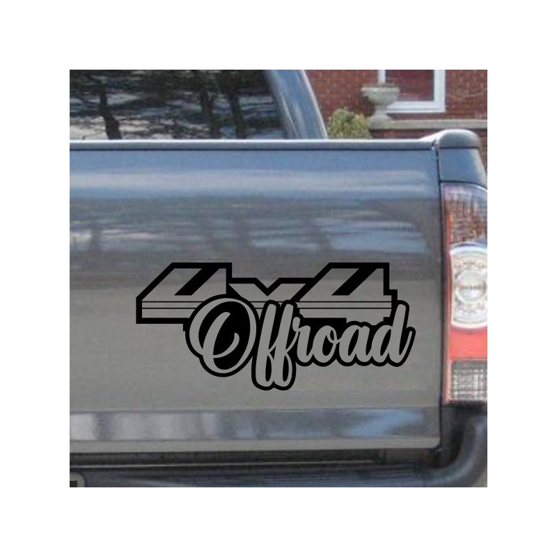Aufkleber Auto Offroad 4x4 Safari Gelände Allrad Landschaft Hirsch Bär Off Road Safari Berge Krokodil extreme Pick Up