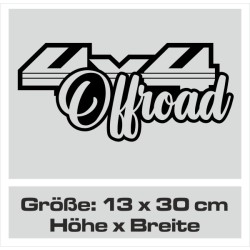 Aufkleber Auto Offroad 4x4 Safari Gelände Allrad Landschaft Hirsch Bär Off Road Safari Berge Krokodil extreme Pick Up
