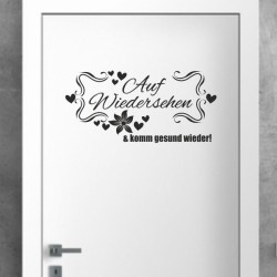 Wandaufkleber Wandtattoo Aufkleber Wand Herzlich Willkommen Schriftzug Tattoo Sprachen Herz Dekor Welcome Zuhause Home Sweet