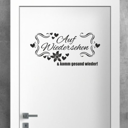 Wandaufkleber Wandtattoo Aufkleber Wand Herzlich Willkommen Schriftzug Tattoo Sprachen Herz Dekor Welcome Zuhause Home Sweet