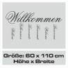 Wandaufkleber Wandtattoo Aufkleber Wand Herzlich Willkommen Schriftzug Tattoo Sprachen Herz Dekor Welcome Zuhause Home Sweet