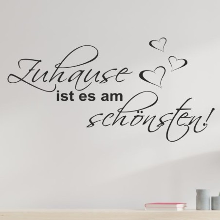 Wandaufkleber Wandtattoo Aufkleber Wand Herzlich Willkommen Schriftzug Tattoo Sprachen Herz Dekor Welcome Zuhause Home Sweet