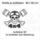 Offroad Motive Aufkleber SET 4x4 Totenkopf Kolben Motorrad Bike