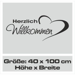 Wandaufkleber Wandtattoo Aufkleber Wand Herzlich Willkommen Schriftzug Tattoo Sprachen Herz Dekor Welcome Zuhause Home Sweet
