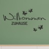 Wandaufkleber Wandtattoo Aufkleber Wand Herzlich Willkommen Schriftzug Tattoo Sprachen Herz Dekor Welcome Zuhause Home Sweet