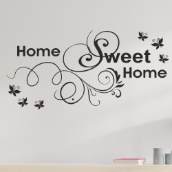 Wandaufkleber Wandtattoo Aufkleber Wand Herzlich Willkommen Schriftzug Tattoo Sprachen Herz Dekor Welcome Zuhause Home Sweet