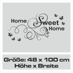 Wandaufkleber Wandtattoo Aufkleber Wand Herzlich Willkommen Schriftzug Tattoo Sprachen Herz Dekor Welcome Zuhause Home Sweet