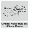 Wandaufkleber Wandtattoo Aufkleber Wand Herzlich Willkommen Schriftzug Tattoo Sprachen Herz Dekor Welcome Zuhause Home Sweet