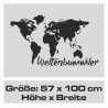 Wandaufkleber Wandtattoo Aufkleber Wand Tattoo Landschaft Berge Alpen Weg Kompass Hirsch Geweih Panorama Wandern Globus Biker