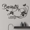 Wandaufkleber Wandtattoo Aufkleber Wand Tattoo Bad Wellness Oase Lounge Relax Spa Erholung Delphin Wasser Meer Blumen Ranke