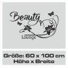 Wandaufkleber Wandtattoo Aufkleber Wand Tattoo Bad Wellness Oase Lounge Relax Spa Erholung Delphin Wasser Meer Blumen Ranke