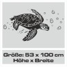 Wandaufkleber Wandtattoo Aufkleber Wand Tattoo Bad Wellness Oase Lounge Relax Spa Erholung Delphin Wasser Meer Blumen Ranke