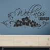 Wandaufkleber Wandtattoo Aufkleber Wand Tattoo Bad Wellness Oase Lounge Relax Spa Erholung Delphin Wasser Meer Blumen Ranke