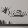 Wandaufkleber Wandtattoo Aufkleber Wand Tattoo Bad Wellness Oase Lounge Relax Spa Erholung Delphin Wasser Meer Blumen Ranke