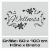 Wandaufkleber Wandtattoo Aufkleber Wand Tattoo Bad Wellness Oase Lounge Relax Spa Erholung Delphin Wasser Meer Blumen Ranke