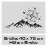Aufkleber Auto Offroad 4x4 Safari Gelände Allrad Landschaft Hirsch Bär Off Road Safari Berge extreme Hirsch Jäger Angler