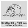Wandaufkleber Wandtattoo Aufkleber Wand Tattoo Bad Wellness Oase Lounge Relax Spa Erholung Delphin Wasser Meer Blumen Ranke