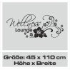 Wandaufkleber Wandtattoo Aufkleber Wand Tattoo Bad Wellness Oase Lounge Relax Spa Erholung Delphin Wasser Meer Blumen Ranke