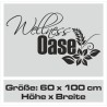 Wandaufkleber Wandtattoo Aufkleber Wand Tattoo Bad Wellness Oase Lounge Relax Spa Erholung Delphin Wasser Meer Blumen Ranke