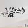Wandaufkleber Wandtattoo Aufkleber Wand Tattoo Bad Wellness Oase Lounge Relax Spa Erholung Delphin Wasser Meer Blumen Ranke