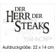 Schürzen KOCH & GRILL Grillschürze Kochschürze Herr der Steaks
