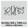 Wandaufkleber Wandtattoo Aufkleber Wand Tattoo Bad Wellness Oase Lounge Relax Spa Erholung Delphin Wasser Meer Blumen Ranke
