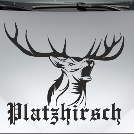 Aufkleber Auto Offroad 4x4 Safari Gelände Allrad Landschaft Hirsch Bär Off Road Safari Berge extreme Hirsch Jäger Angler