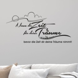 Wandaufkleber Wandtattoo Aufkleber Wand Tattoo Landschaft Berge Alpen Weg Kompass Hirsch Geweih Panorama Wandern Globus Biker
